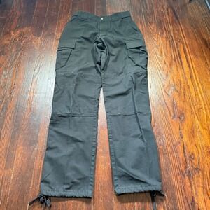5.11 Tactical Pants Mens 32x34 Black Cargo Canvas Utility Range EDC Durable Work